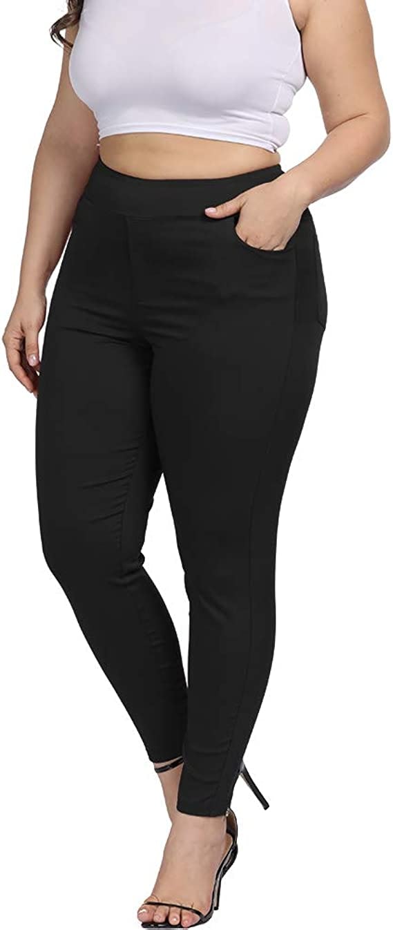 ALLEGRACE Stretch High Waist Skinny Pants