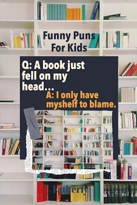 Funny Puns For Kids: A book just fell on my head...