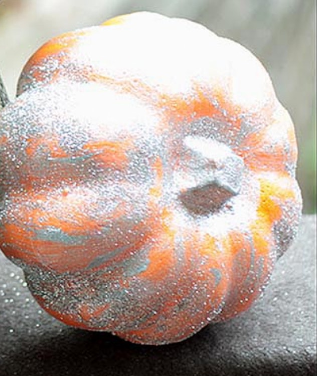 Glitter pumpkin, easy pumpkin carving designs 