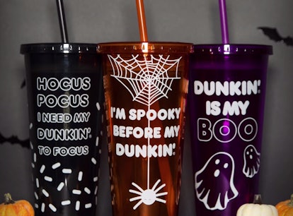 Dunkin's Halloween 2022 cups include a 'Hocus Pocus'-themed favorite and 2 new designs.