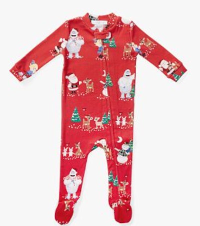 These Rudolph Baby Pajamas are some of the best holiday pajamas for kids.