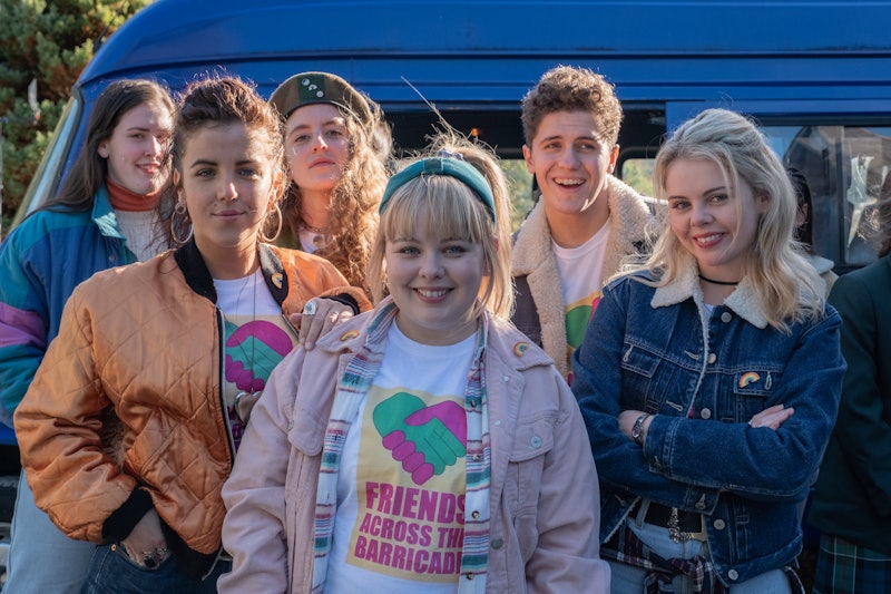 The 'Derry Girls' cast in a production still from Season 2, via Netflix's press site