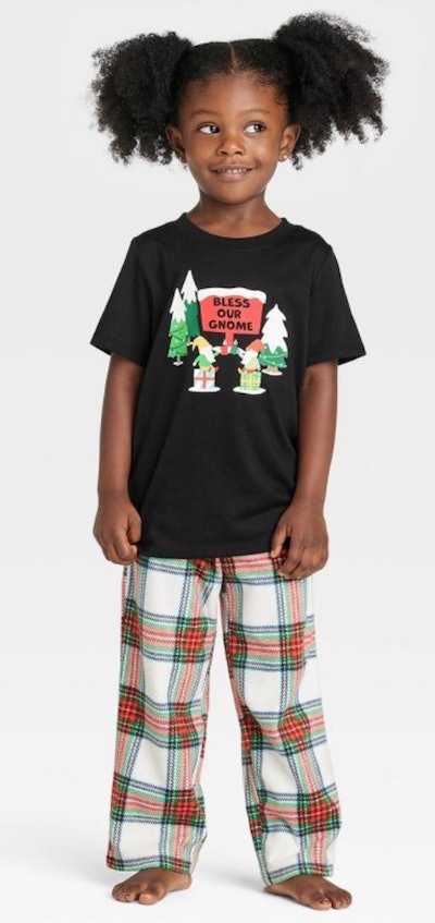 Kids' Holiday Plaid Fleece Matching Family Pajama Pants Wondershop Xmas  Holiday