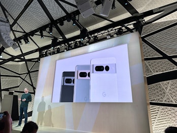 The Pixel 7 Pro also comes in three colors, but has four rear cameras including a 50-megapixel main ...