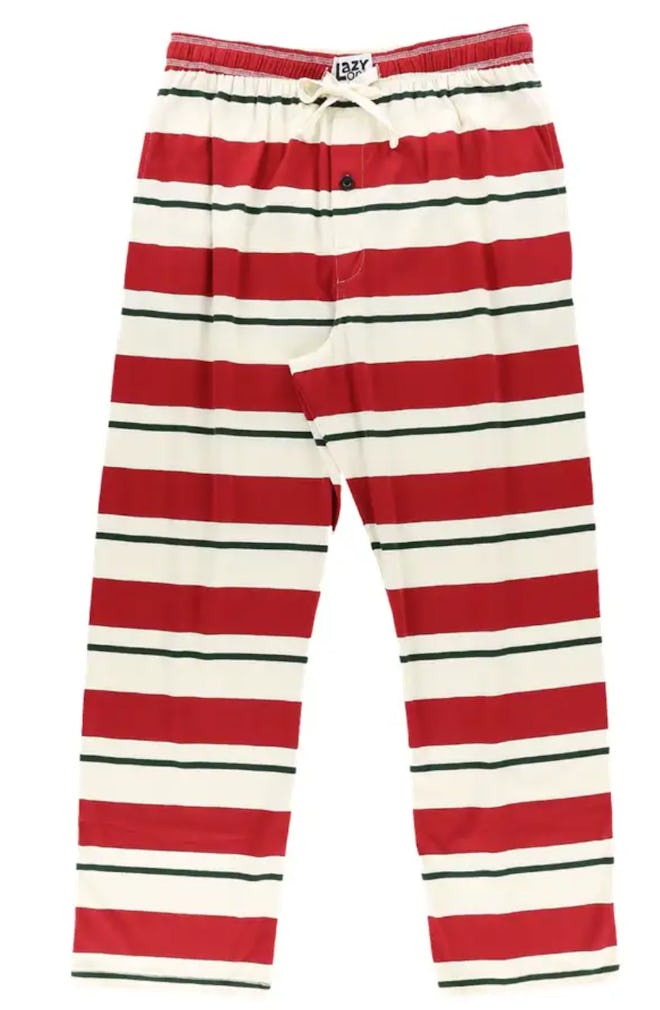 These Family Elf Stripe Men's Pajama Pants are some of the best holiday pajamas.