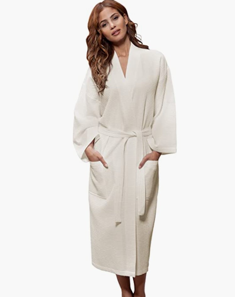 Turquaz Lightweight Long Waffle Robe