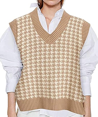SAFRISIOR Oversized Knitted Vest