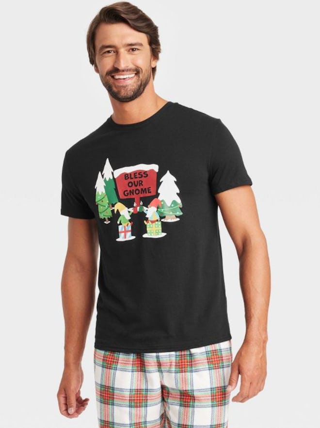 The Wondershop Men's Holiday Gnomes Matching Family Pajama T-Shirt is one of the best pajama options...