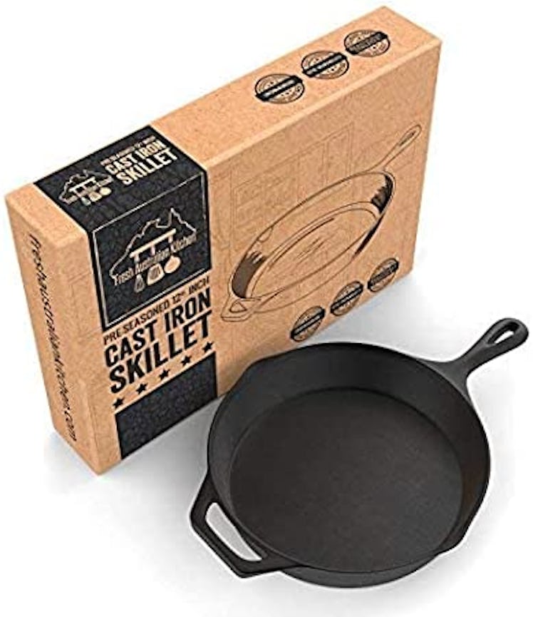 Fresh O2 Fresh Australian Kitchen Pre-Seasoned Cast Iron Skillet