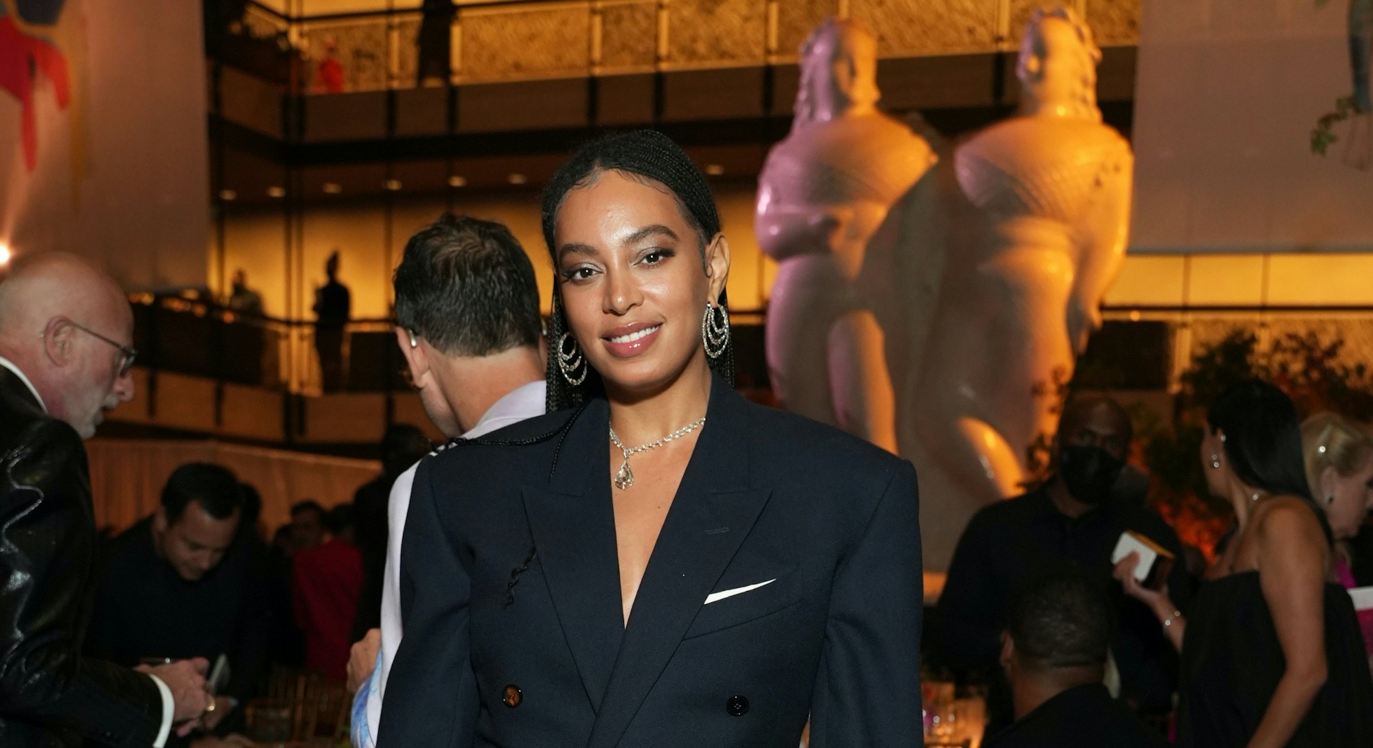 Solange Knowles celebrates New York City Ballet's 2022 Fall Fashion Gala on September 28.