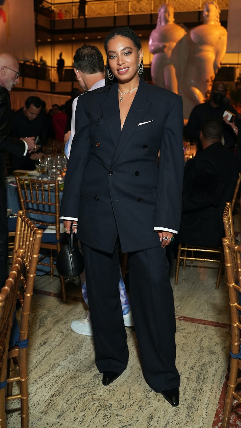 Solange Knowles celebrates New York City Ballet's 2022 Fall Fashion Gala on September 28.