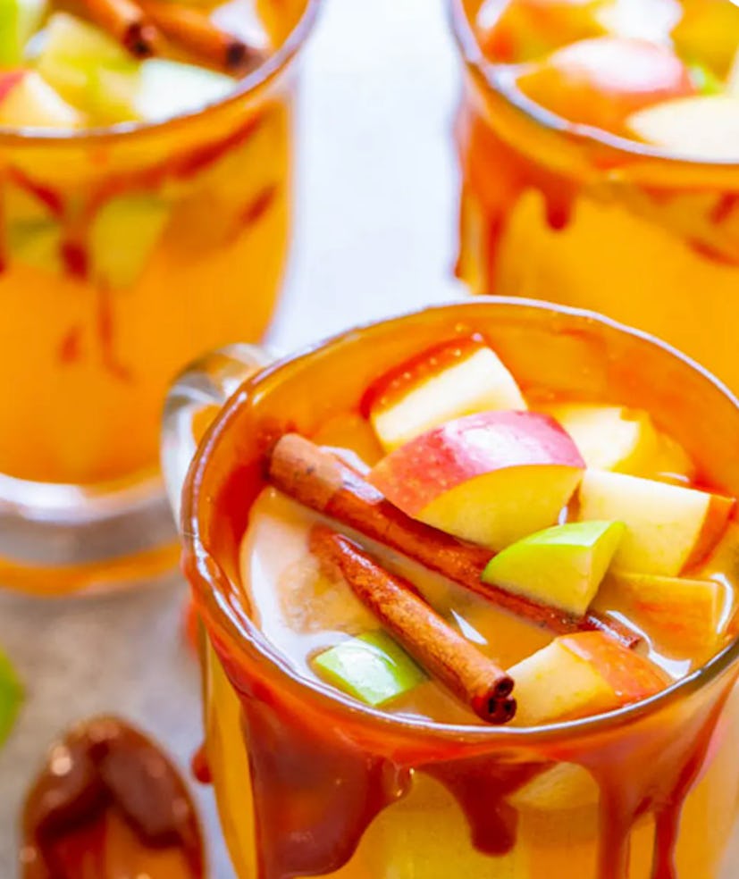 Caramel apple cider is a twist on the classic.