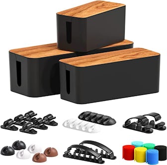 CABLE GARDEN Cable Management Box (3-Pack)