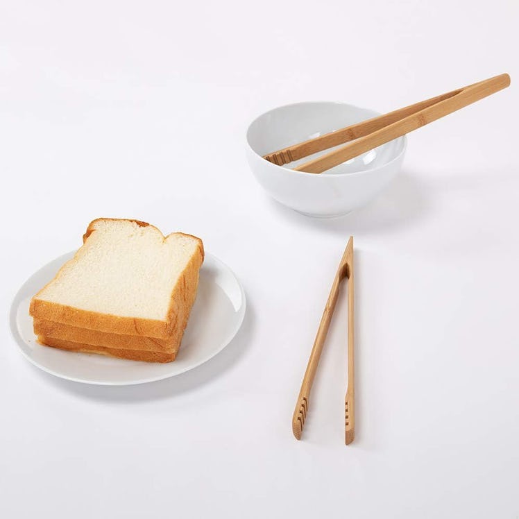 DUJEN Bamboo Toast Tongs (2 Pieces)