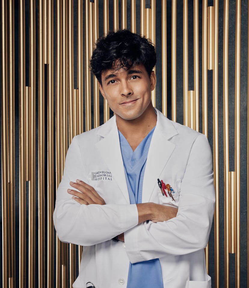 Nick Tehro as Lucas Adams on 'Grey's Anatomy'