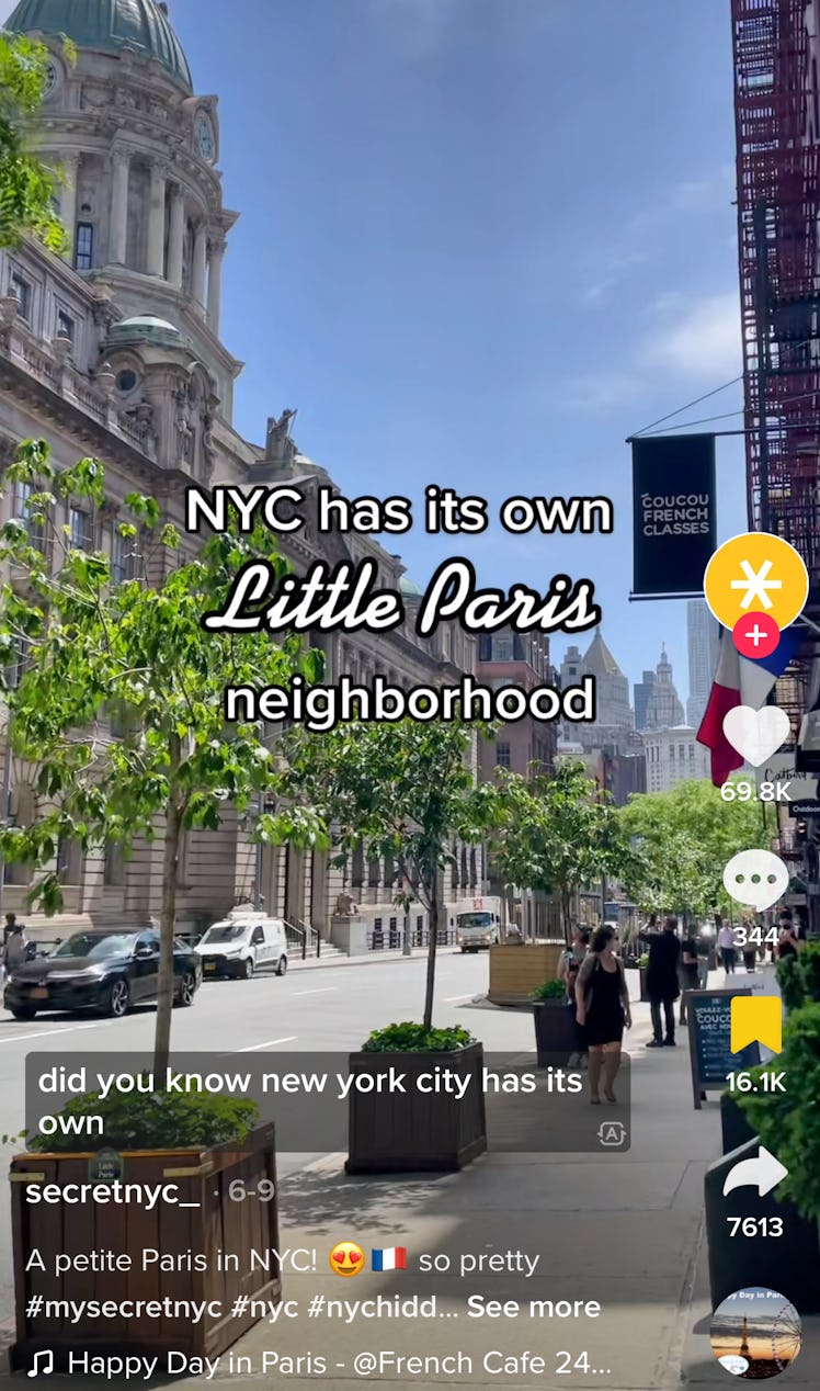 Little Paris is a hidden gem in New York City to visit in fall 2022.