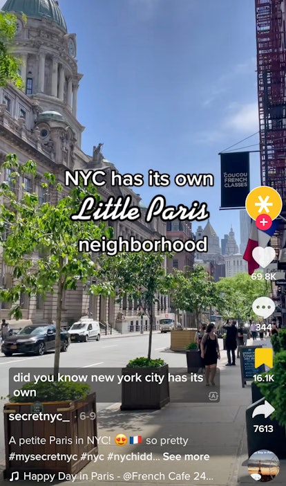 Little Paris is a hidden gem in New York City to visit in fall 2022.