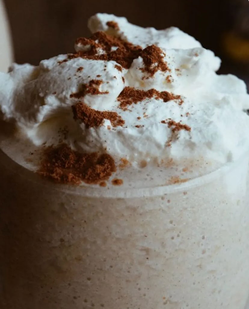 An apple pie shake is a way to drink your go-to fall dessert.