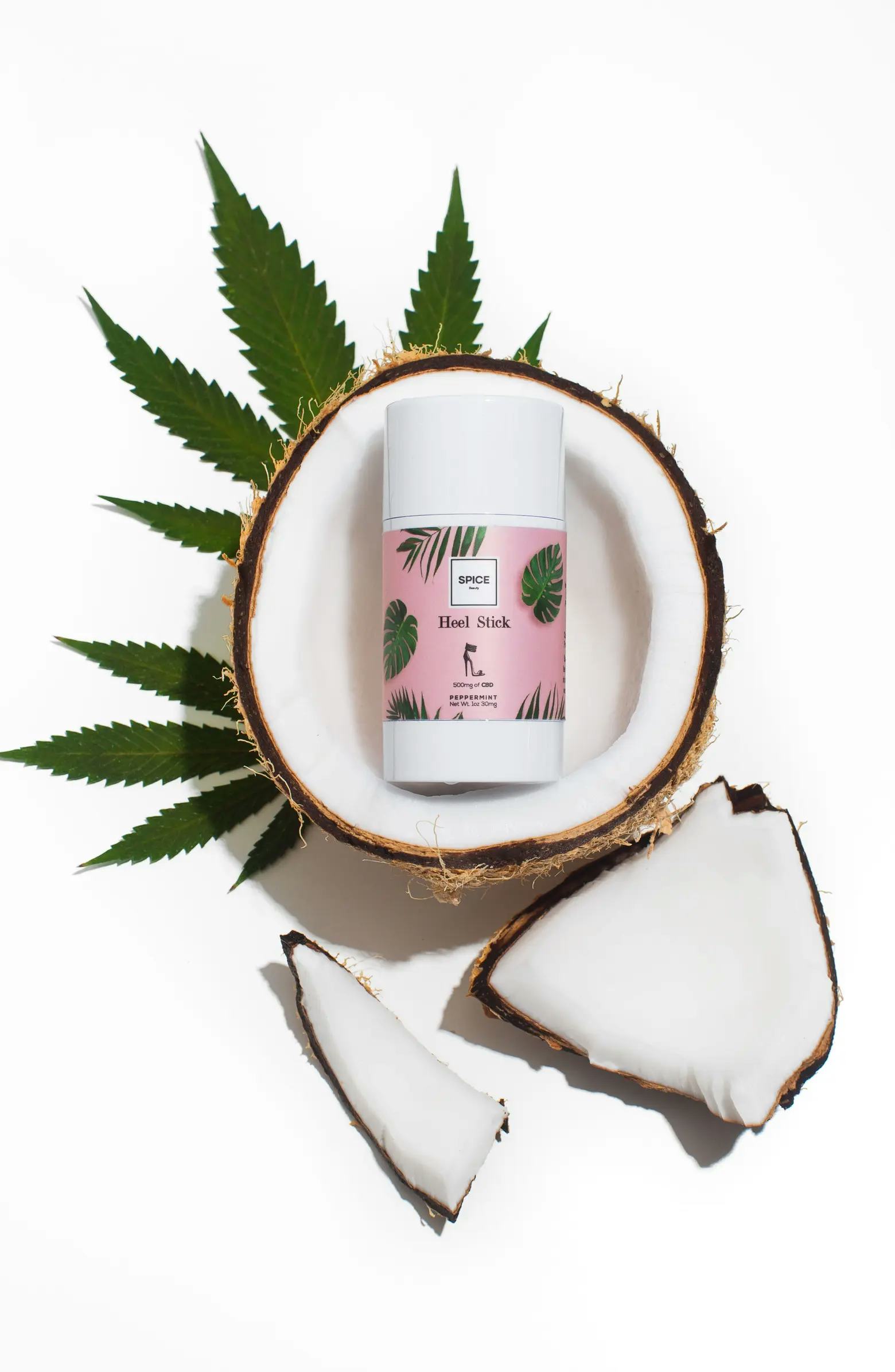 Spice Peppermint Heel Stick with CBD