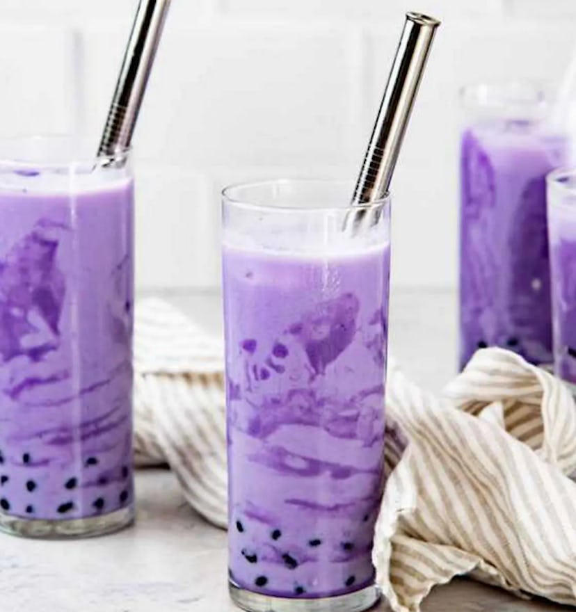 Ube Milk Tea is the best shade of purple for your fall spread. 