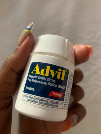 An Advil bottle for That Kid's inflamed sinuses 