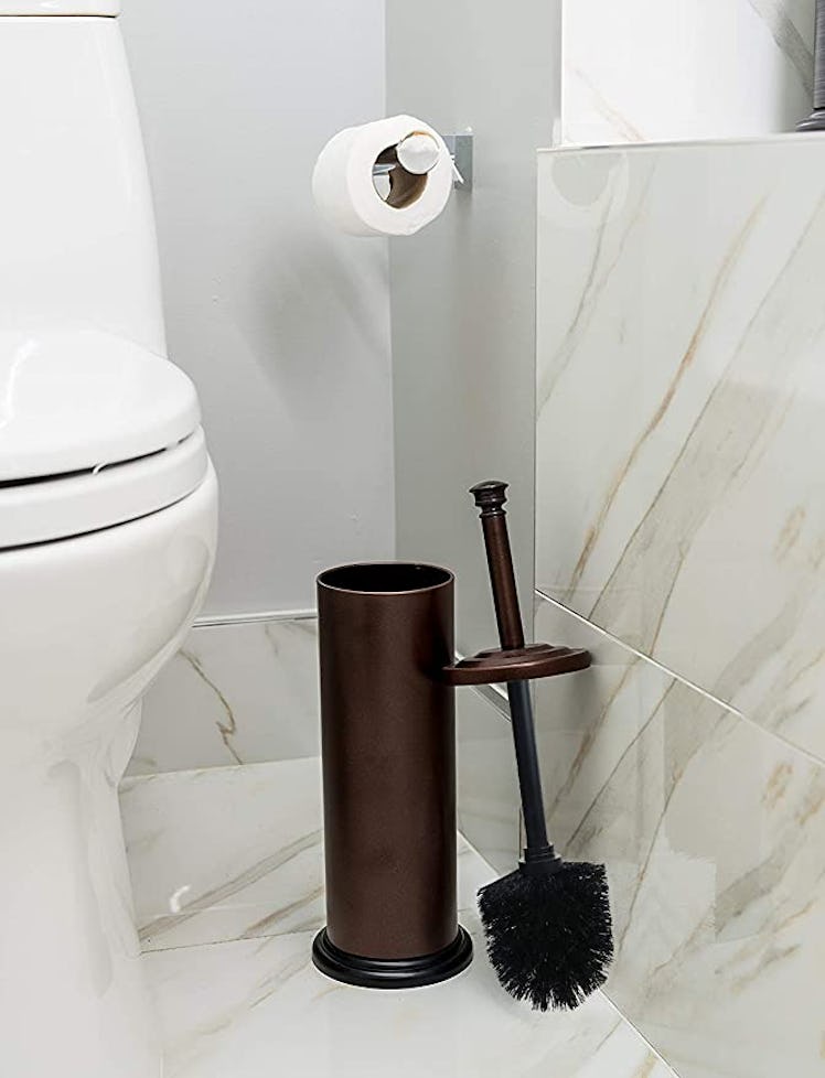 Estilo Stainless Steel Toilet Brush and Holder