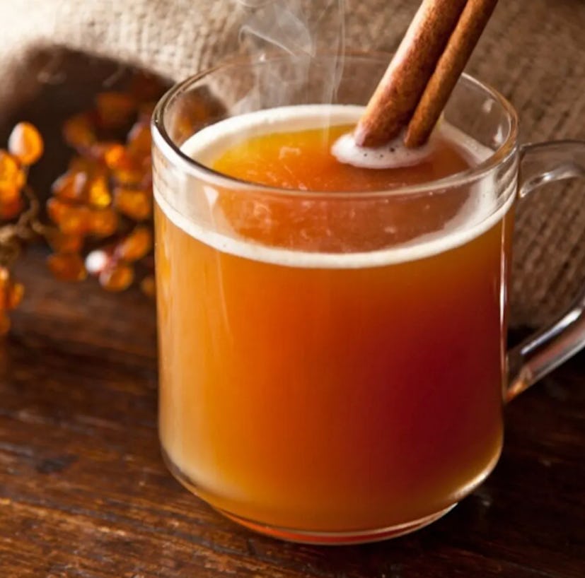 Swap buttered rum for buttered hot cider.