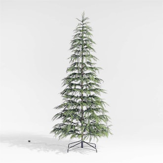 Faux Hemlock Pre-Lit LED Christmas Tree with White Lights 9'