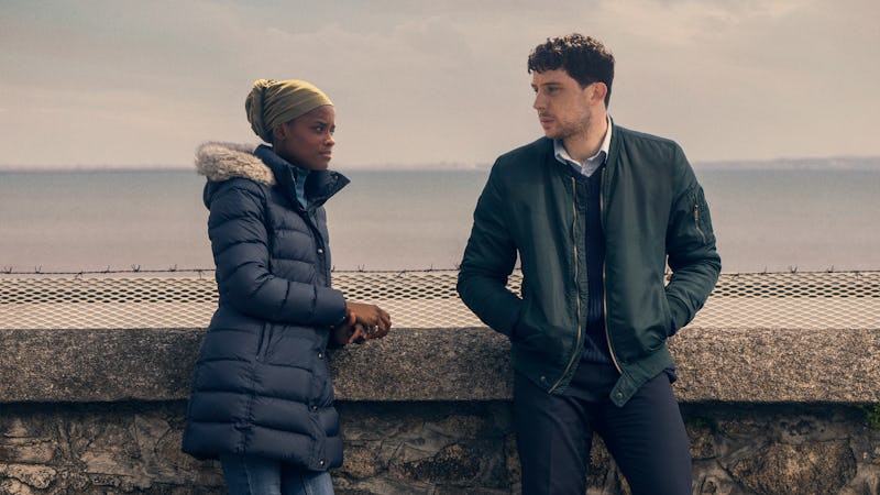 Letitia Wright and Josh O'Connor in 'Aisha'