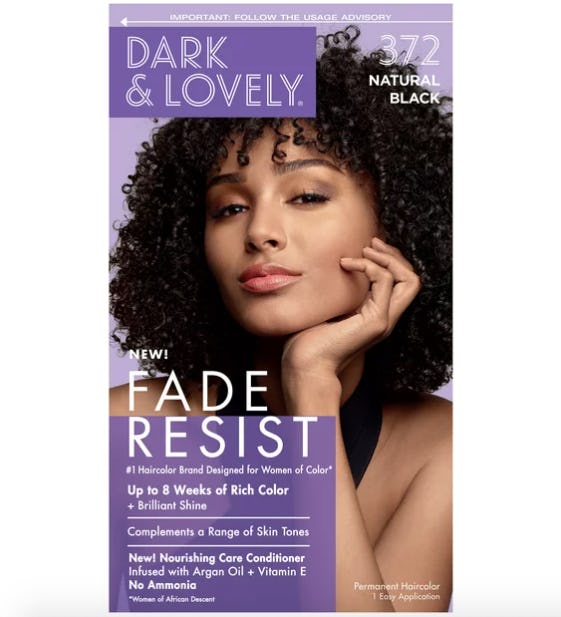 Dark &amp; Lovely Fade Resist Natural Black Rich Conditioning Color