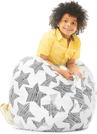 5 STARS UNITED Stuffed Animal Storage Bean Bag