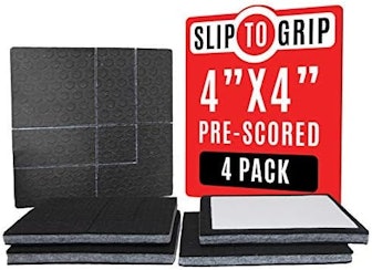 SlipToGrip Non-Slip Furniture Pad Grippers (12-Pack)