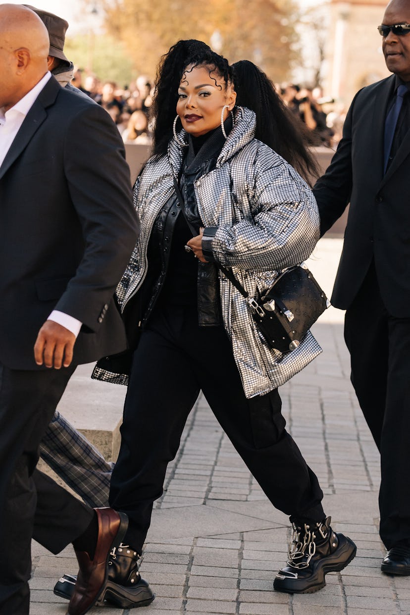 janet jackson in moto boots