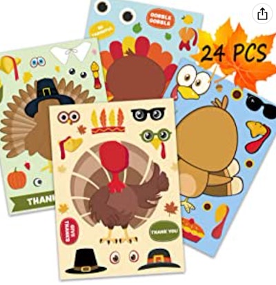 Happy Storm Thanksgiving Stickers 