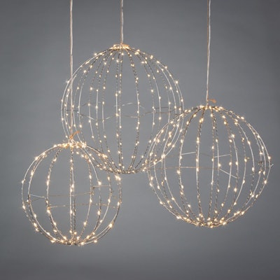 west elm Pre-Lit Sphere for holiday decor