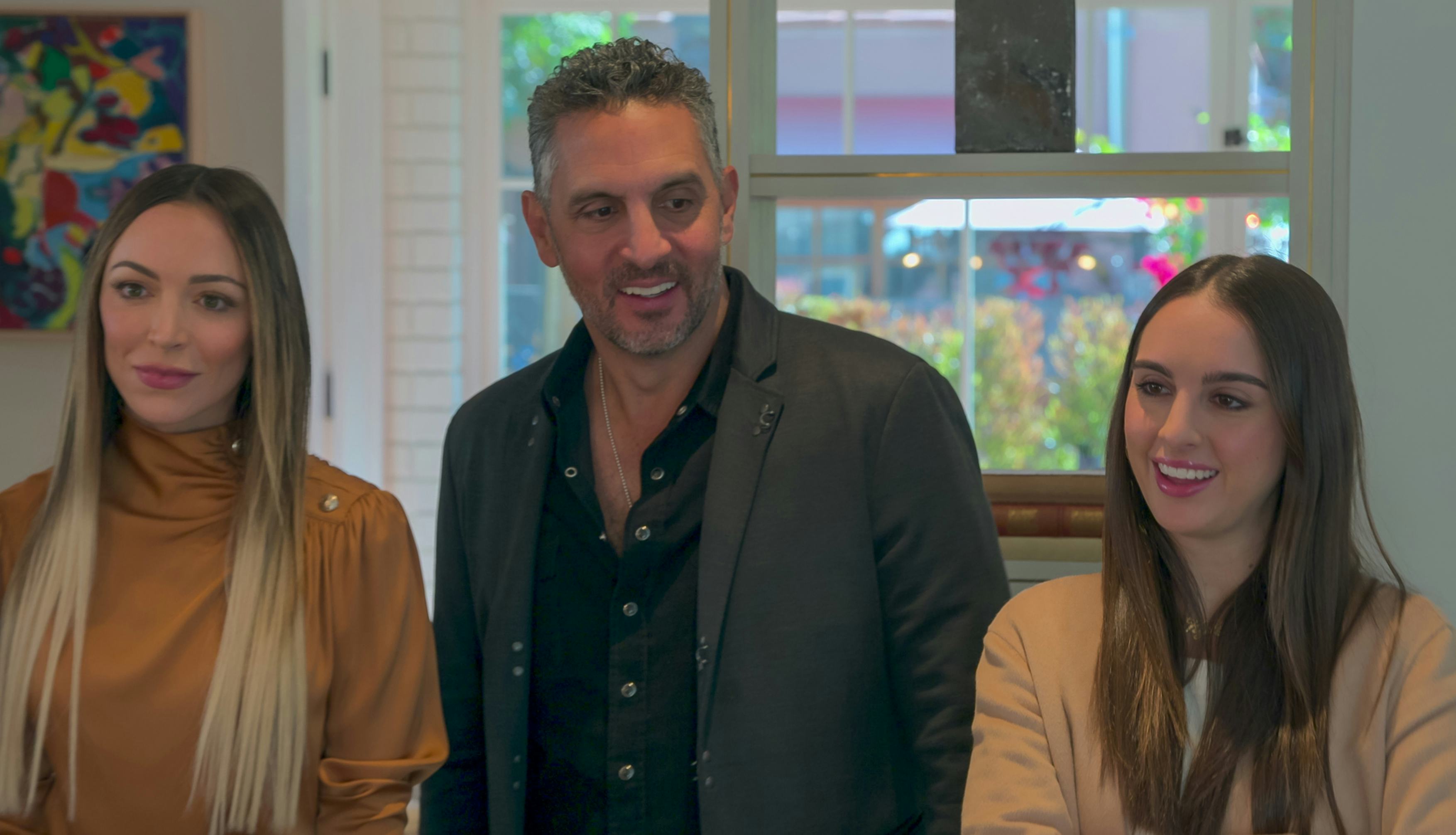 FARRAH BRITTANY, MAURICIO UMANSKY and ALEXIA UMANSKY from &lsquo;BUYING BEVERLY HILLS.'