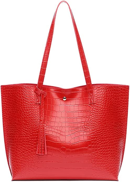 Dreubea Soft Faux Leather Tote