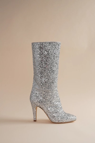 Brother Vellies elevator boot in disco dust glitter