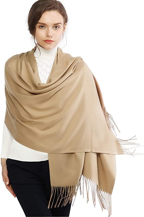 RIIQIICHY Long Pashmina Shawl
