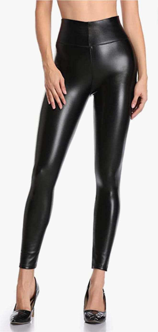 VOGUEMAX Faux Leather Leggings