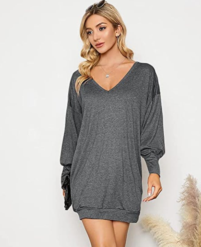 ZANZEA Long Sleeve Oversized Baggy Tunic Top