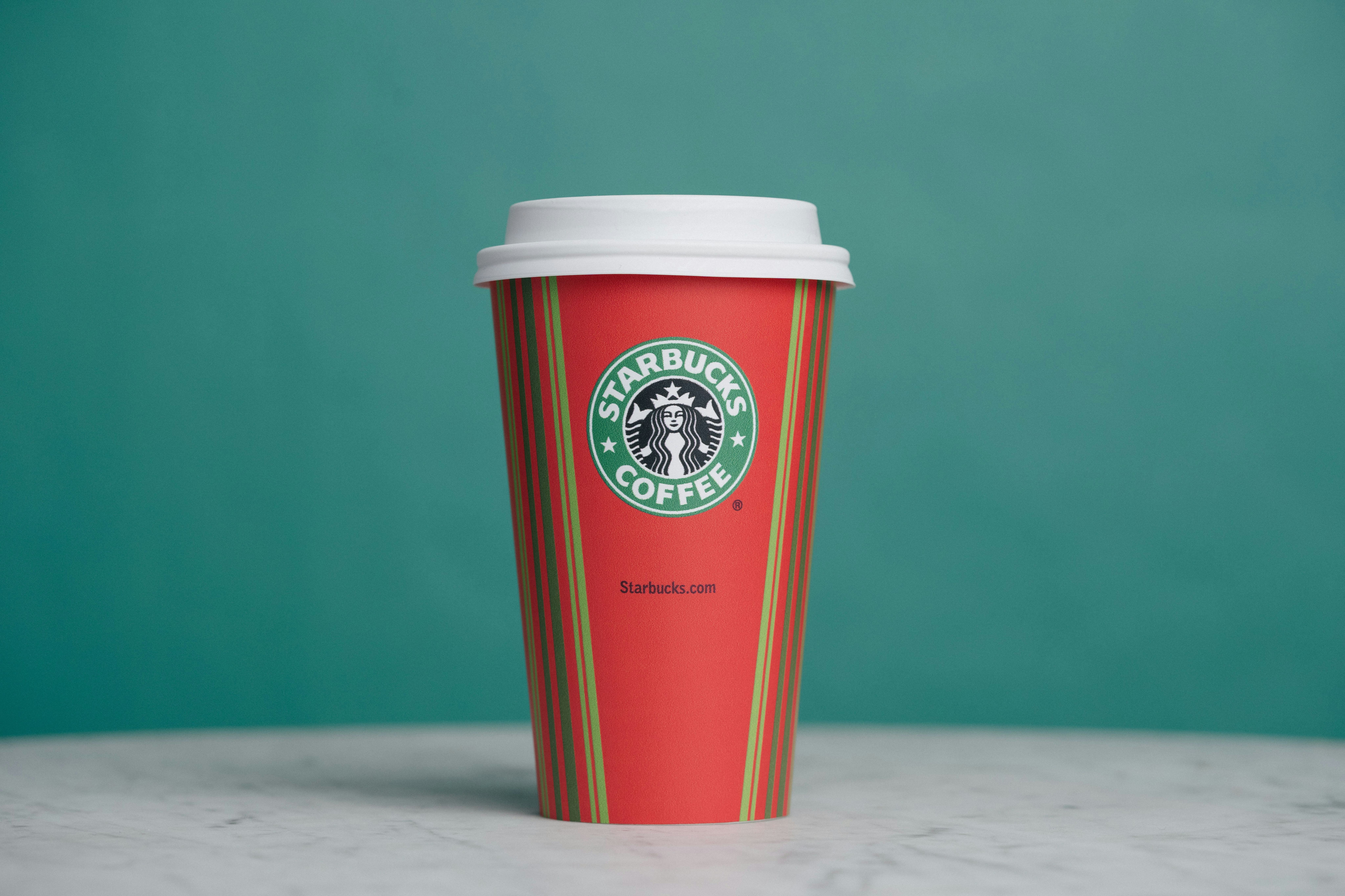 The Starbucks 2001 holiday cup