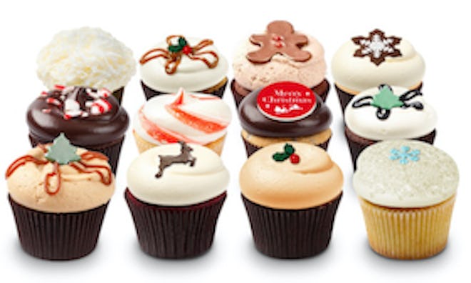 georgetown cupcakes Christmas Collection Dozen Cupcakes for holiday glam party