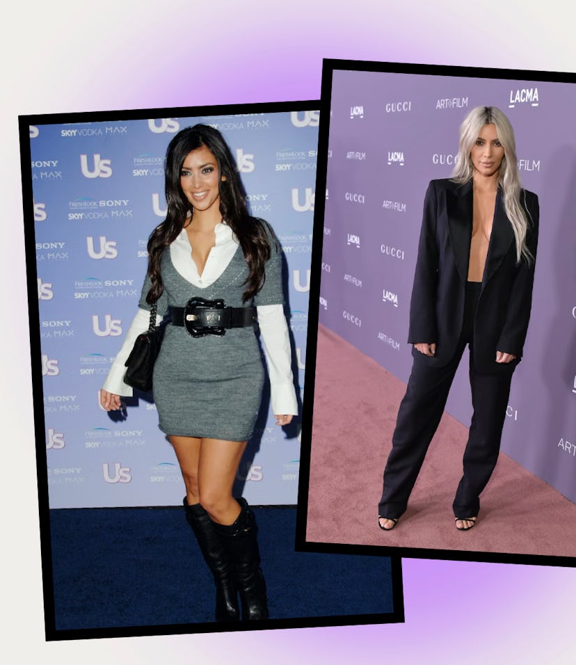 Two age gaps photos of Kim Kardashian