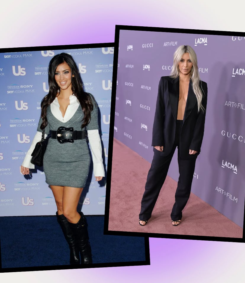 Two age gaps photos of Kim Kardashian 