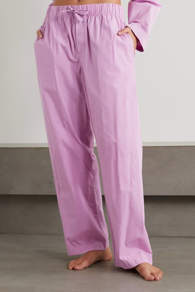 Tekla Organic Cotton-Poplin Pajama
