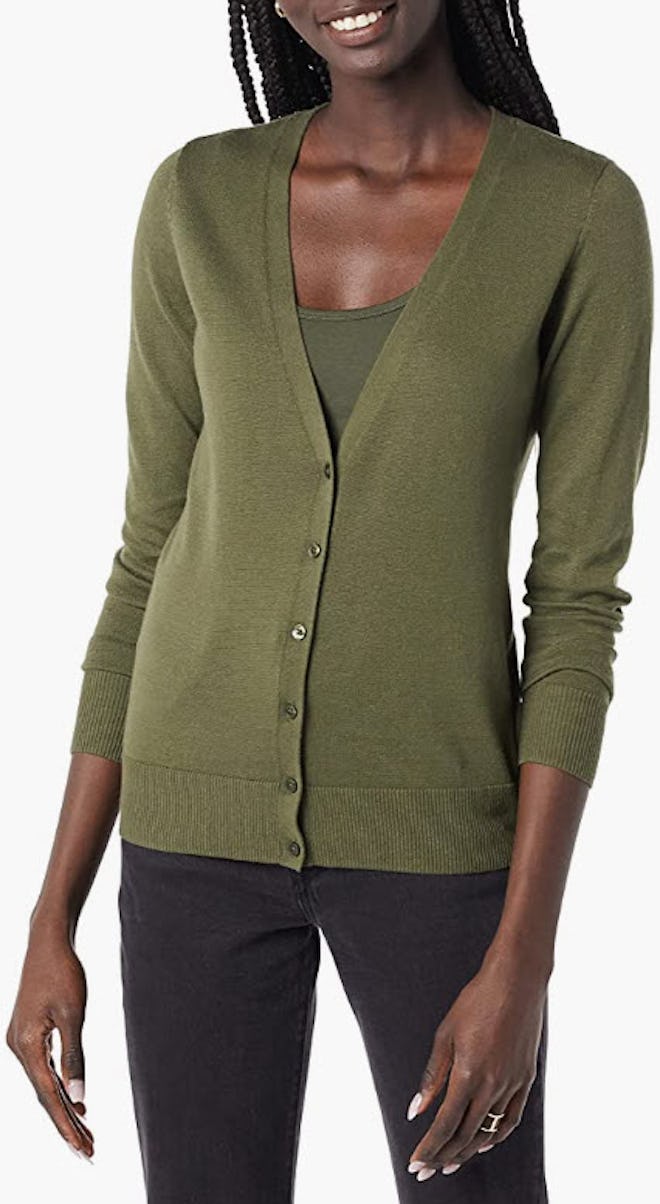 Amazon Essentials Lightweight V-Neck Cardigan
