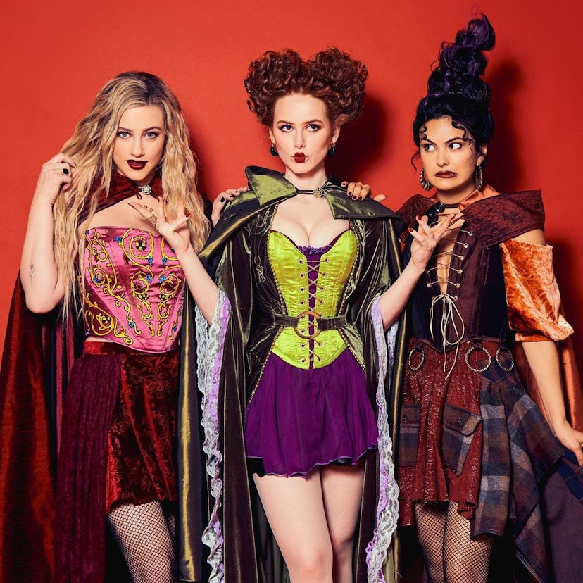 Lili Reinhart, Madelaine Petsch, & Camila Mendes As The Sanderson Sisters from Hocus Pocus. Here are...