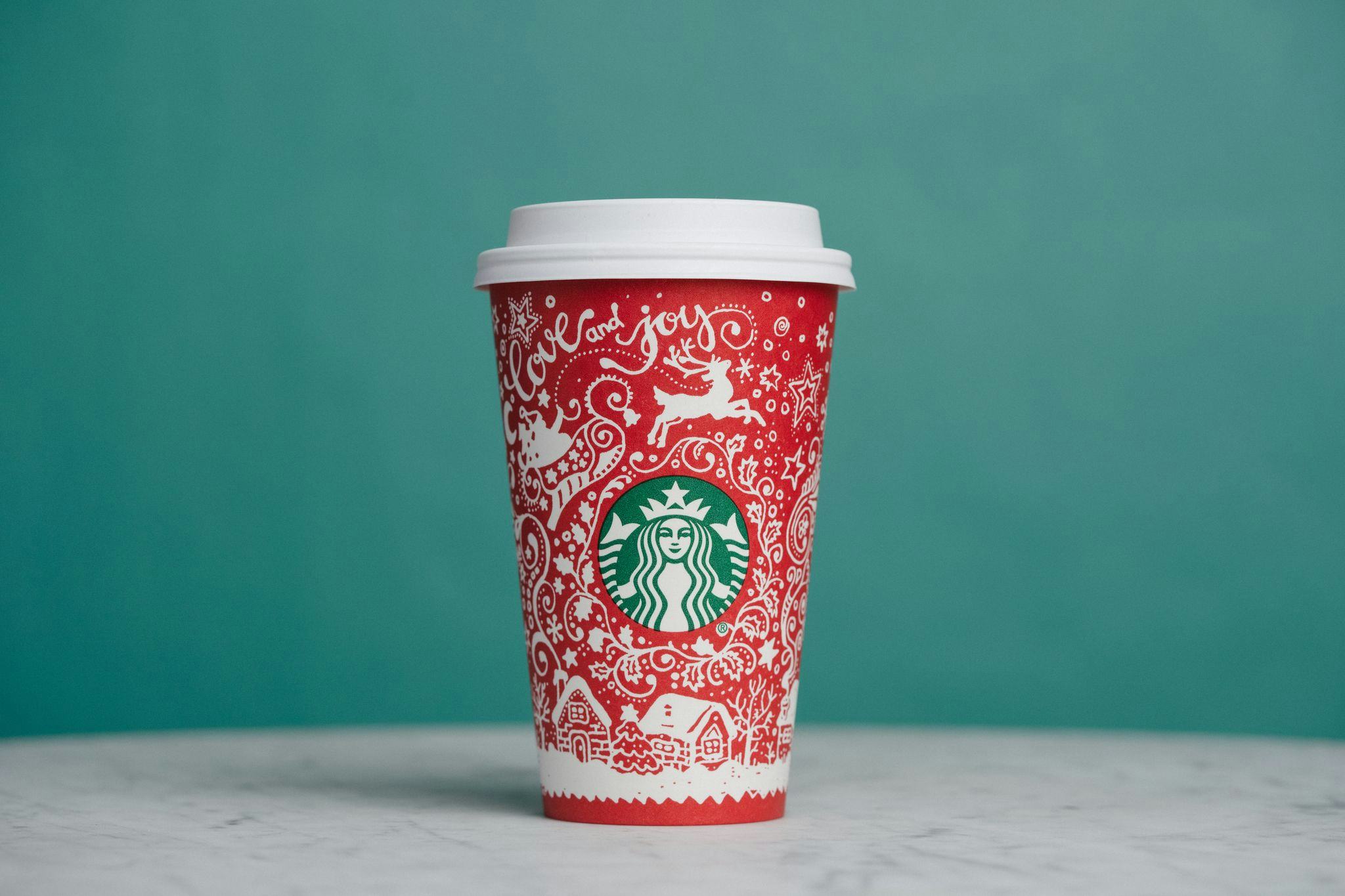 The 2016 Starbucks Holiday cup