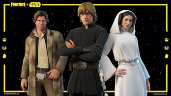 Fortnite Luke, Han, and Leia
